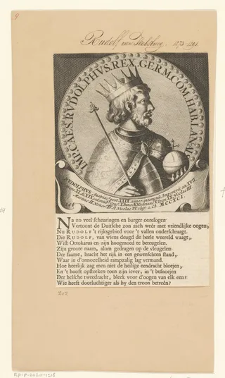 Portret van Rudolf I van Habsburg
