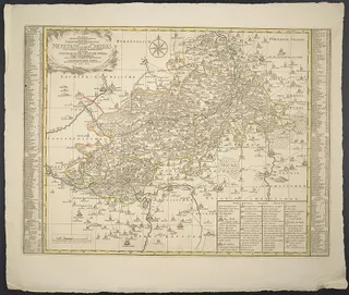 Accurate Geograph. Delineation Des Zu Dem Churfürstenth. Sachsen Gehoerigen Neustaedtischen …