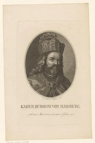 Portret van Rudolf I van Habsburg