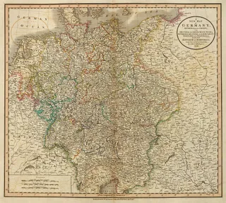 Germany divided into its circles (Cary,1799)