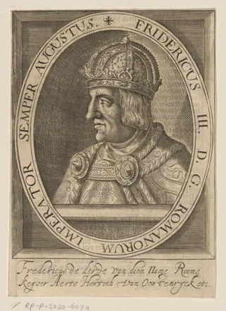 Portret van keizer Frederik III