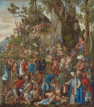 Marter der zehntausend Christen