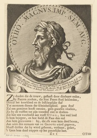 Portret van Otto I, keizer van het Heilige Roomse Rijk