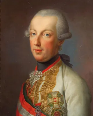 Portrait of Emperor Joseph II in military uniform with medals