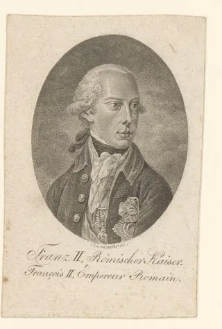 Portret van Frans II Josef Karel, Rooms-Duits keizer
