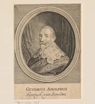 Portret van Gustaaf II, koning van Zweden