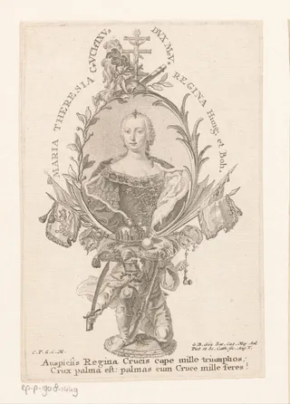 Portret van keizerin Maria Theresia