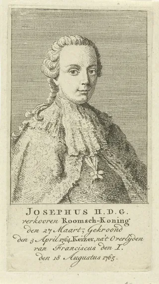 Portret van Duits keizer Jozef II
