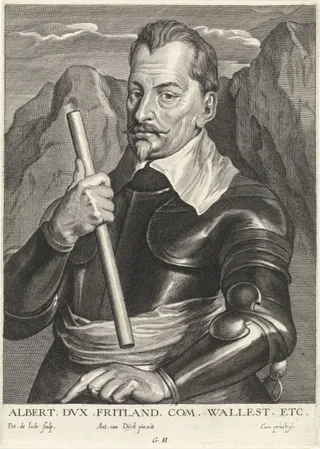 Portret van Albrecht von Wallenstein, graaf van Friedland