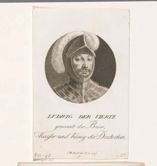 Portret van keizer Lodewijk de Beier