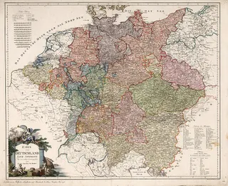 Karte von der Deutschland (Reilly, 1796)