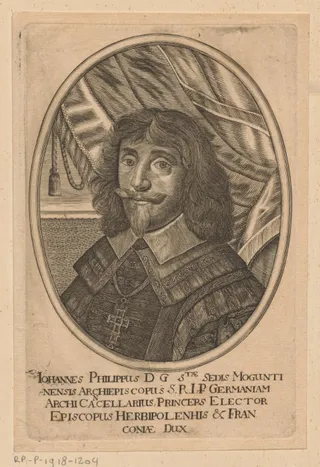 Portret van Johann Philipp von Schönborn, aartsbisschop van Mainz