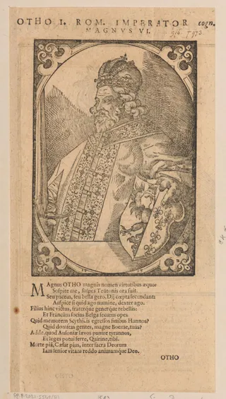 Portret van Otto I, keizer van het Heilige Roomse Rijk