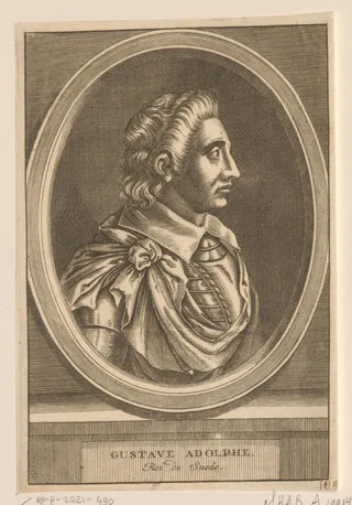 Portret van Gustaaf II, koning van Zweden