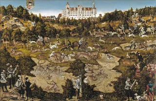 Hofjagd in Torgau zu Ehren Karls V.