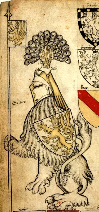 Wappen der Grafen von Geldern und Wassenberg (Armorial Bellenville)