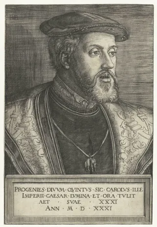 Portret van keizer Karel V