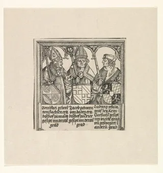 Aartsbisschoppen Bonifatius en Jacob, en paltsgraaf Ludwig