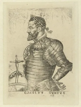 Portret van keizer Karel V