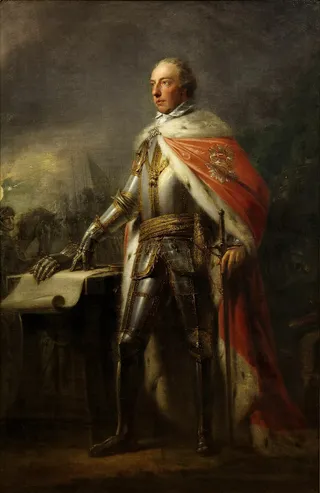 Kaiser Joseph II. in Rüstung