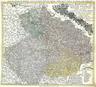 Bohemia, Moravia, Silesia, Lusatia 1747