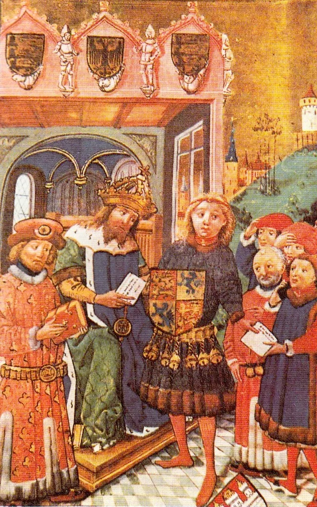 Friedrich II. belehnt Otto das Kind mit dem Herzogtum Braunschweig-Lüneburg (Hoftag zu Mainz 1235)