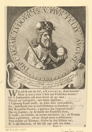 Portret van keizer Lodewijk de Beier