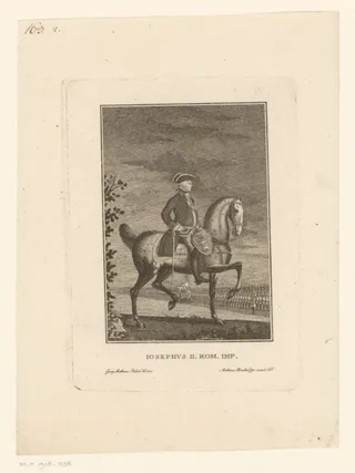 Ruiterportret van Jozef II, Duits keizer