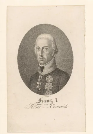 Portret van Frans II Josef Karel, Rooms-Duits keizer