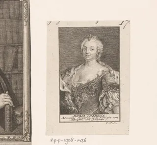 Portret van Maria Theresia