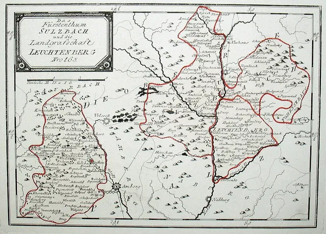 Das Fürstentum Sulzbach und die Landgrafschaft Leuchtenberg (Reilly Nr. 165)