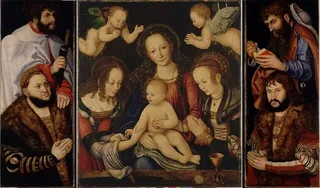 Marienaltarretabel, sogenannter Fürstenaltar