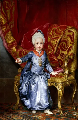 The Archduke Francis of Austria as a child