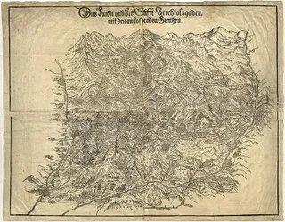 Das Land und Fürstliche Stift Berchtesgaden mit den angrenzenden Grenzen (Faistenauer 1626)