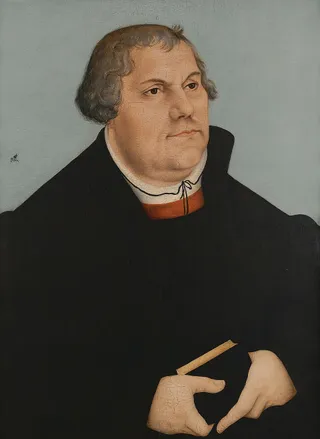 Porträt Martin Luthers