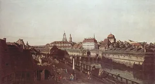 Die ehemaligen Festungswerke von Dresden