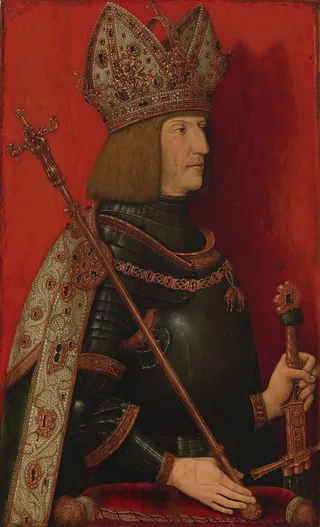 Porträt Maximilian I. im Kaiserornat