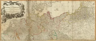 Map of the Empire of Germany, north side (Delarochette, 1794)
