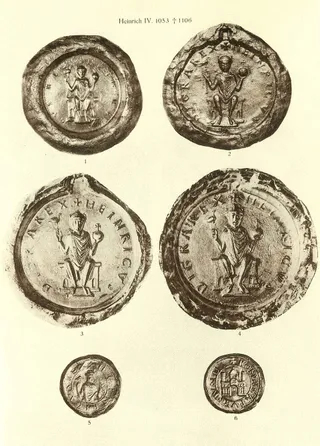 Siegel Heinrich IV (Posse, Tafel 16)