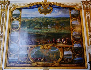Chantilly Château de Chantilly Innen Galerie des Batailles Gemälde 02
