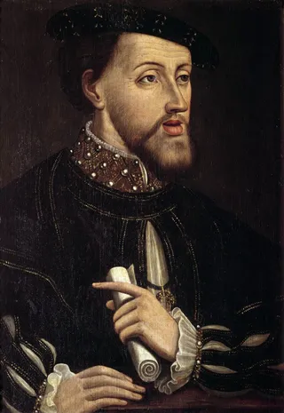 Portrait de Charles Quint - Musée Condé PE 97