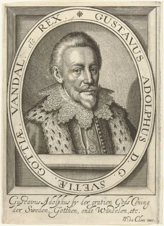 Portret van Gustaaf II Adolf, koning van Zweden