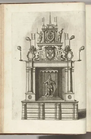 Toneel met keizer Ferdinand I, 1594