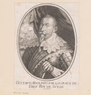 Portret van Gustaaf II Adolf van Zweden