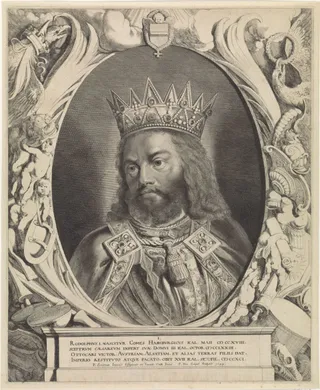 Portret van Rudolf I van Habsburg
