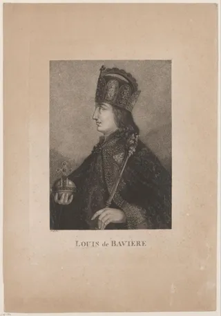 Portret van keizer Lodewijk de Beier
