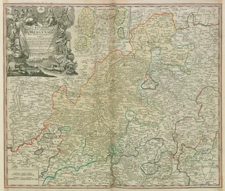 Sac. Rom. Imperii Principatus & Episcopatus Bambergensis Nova Tabula Geographica …