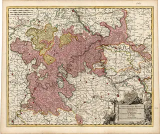 Erzbistum und Kurfürstentum Trier mit seinen Ämtern und der Grafschaft Manderscheid (Gerard Valck)