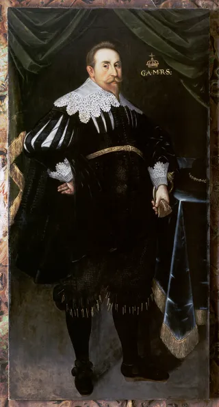 Porträtt. Gustav II Adolf. Elbfas - Skoklosters slott - 4850
