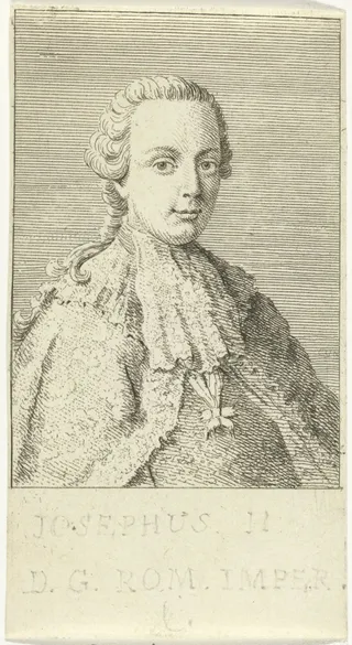 Portret van Duits keizer Jozef II